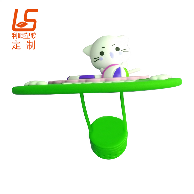 卡通公仔硅膠杯蓋茶漏